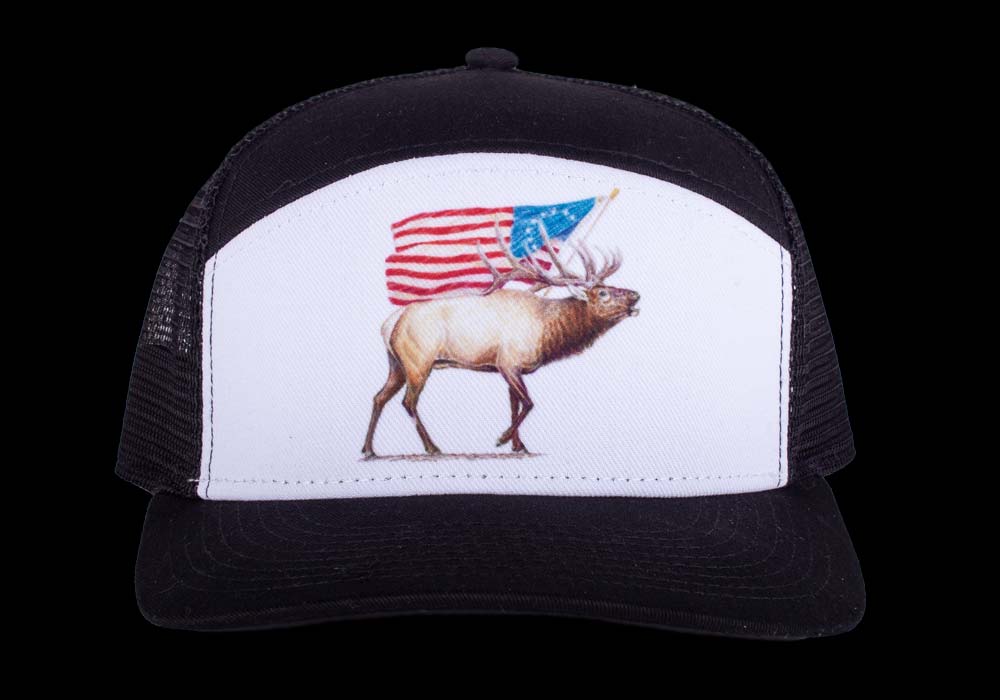 American Elk- Black/White image 1