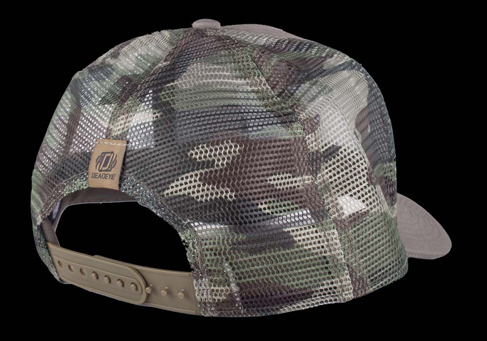 Camo Elk Hat-Military Green-Pre Curved image 2