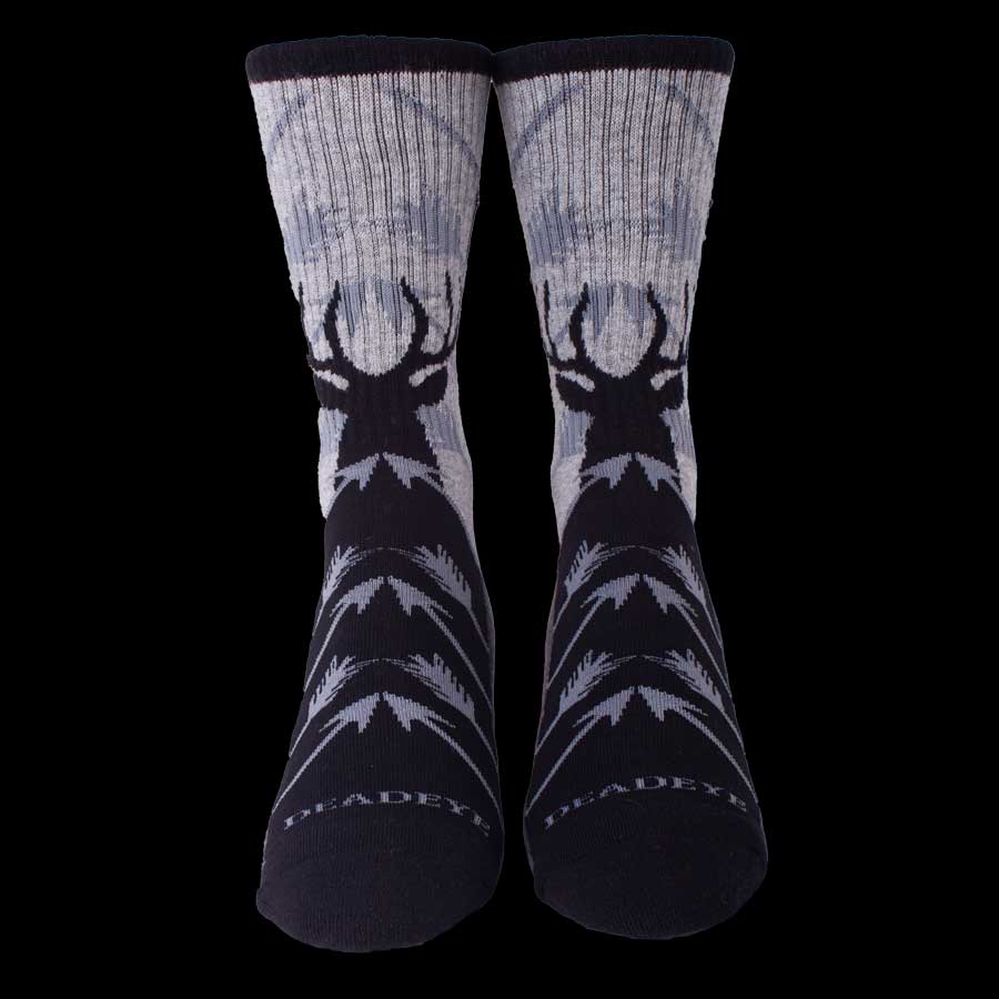 Archery Bull Socks Black/Grey image 3