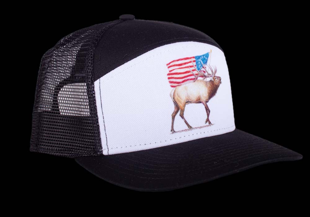 American Elk- Black/White image 0