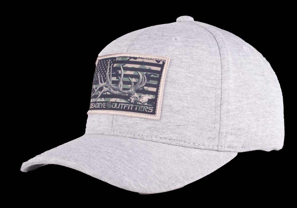 Camo Elk Hat-Heather Grey-Pre Curved image 0