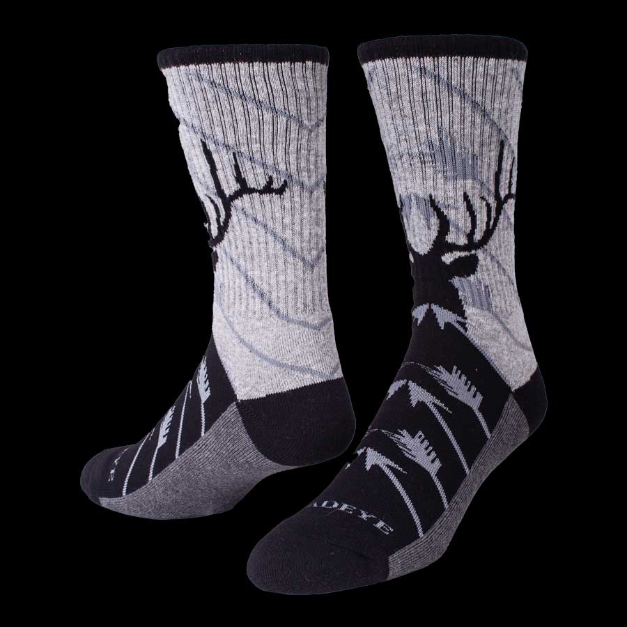 Archery Bull Socks Black/Grey image 0
